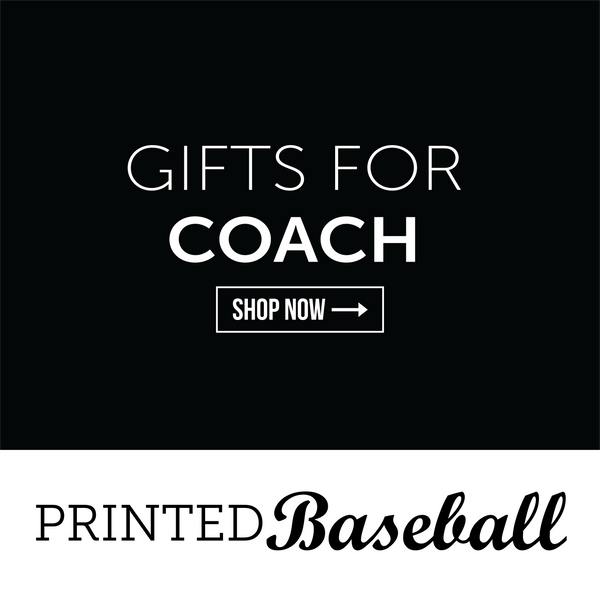 Coach Thanks for a Great Season, Printed Baseball - Buffalo