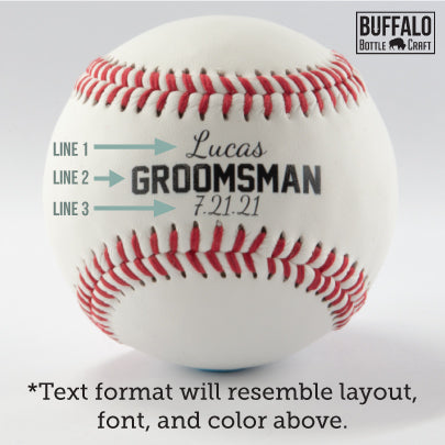 Design Your Own Printed Baseball - Buffalo BottleCraft